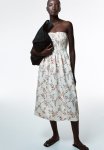Smock-topped Dress - Cream
