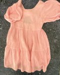 Cotton On Pink Pleated Dress 8Y