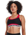 Women's Armour Mid Crossback Block Sports Bra - Red Md