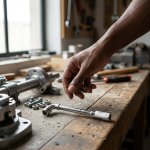 Pipe Socket Wrench L-shaped - Ultimate Auto Repair Tool - 17MM