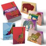 Better Office Products 50 Pack All Occasion Metallic Prism Greeting Cards Box Set 4 X 6 Inch 50 Assorted Blank Note Cards & 50