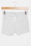 Girls Grey Marl Basic Jersey Short - Grey Marl