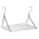 Whamvox Stainless Steel Laundry Drying Rack For Socks And Clothes Space-saving Design For Balcony And Indoor Use And Versatile D