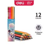 Coloring EC117-12 Pencil Little Singer Series Colored Pencil Smooth Coloring Leads 12 Color Per Box – 6921734981516