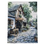 Deco Print Paper Old Vilage 2 A4
