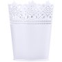 Clicks Plastic Lace Round Holder White