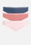 Tommy Hilfiger 3 Pack Bikini- Dusty Pink blue beige