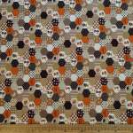 100% Tton PRINTED-33 Patchwork Hex