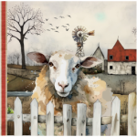 Printed Runner Elegant Sheep