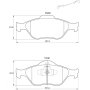 Kbc Brake Pads Front For Ford Ka Figo Fiesta - Spares Direct