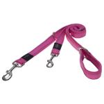 Rogz Utility Reflective Multi Lead - Snake Medium Pink