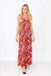 Elsa Floral Printed Strappy Maxi Summer Dress