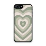 Custom Printed Tpu Cases - Apple Iphone 7 Plus Apple Iphone 8 Plus & 39 Green Heart& 39 By