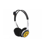 Microlab K250 Mutimedia Series Headset With Boom Microphone And Maximum Input Power Of 50MW - Black yellow Colour