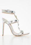 HARLEY1 Stiletto Heel - Silver
