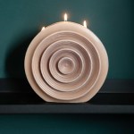 The Jasper Hand-poured Sculpted Candle - Sand