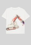 PoP Candy Printed Crew Neck Tee - White