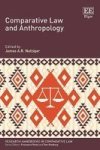 Comparative Law And Anthropology Hardcover