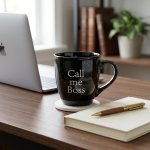 16OZ Glossy Porcelain Coffee Mug