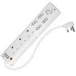 Zs - Redisson USB 9 Way Multi-Plug Adapter Fire Resistant
