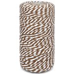 Cotton Twine Brown And White Baker String 2MM Thick 328 Feet Christmas Twine For Gift Wrapping Diy Crafts Home Decoration Garden