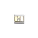 Composable Glitter Letter H