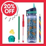 Pizza Night Water Bottle & Stationery Gift Pack