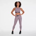 New Balance Women's Relentless Crossover High Rise 7 8 Tight - Zinc - Small