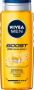 Nivea Men Boost Shower Gel For Body Face And Hair 500ML