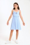 Girl Kaylee Sleeveless Strappy Summer Dress 7 To 14 Years
