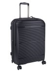 Cellini Qwest Medium 4 Wheel Trolley Case Black
