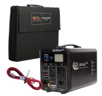 Flexopower Lithium 700-SB50 Portable Power Station KAROO230W Portable Solar 10M Extension Cable Combo – Plug & Play For
