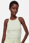 Ribbed Vest Top - Light Green