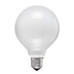 G125 Ball Opalina Light Bulb E27 - LED Warm White Or Natural White - Warm White