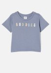 Cotton On Jamie Short Sleeve Graphic Print Tee - Steel buddies
