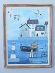 3 Seagull Lighthouse Hanging Picture – 83X63CM