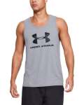 Men's Ua Sportstyle Logo Tank - Steel Light Heather XL
