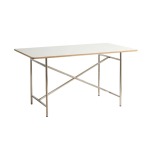 Mathew Metal And Wood Study Desk White Black - Black