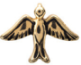 FLC160 - Sparrow Silver Or Gold Tone - Silver Tone Sparrow