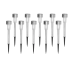 Outdoor Garden Lights LED Solar Pathway Lights - Pack Of 10