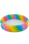 Intex Kids Play Rainbow Ombre 3 Ring Inflatable Pool 147 X 33CM