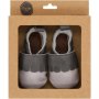 Oratile Kids Cabbi Unisex Baby Shoes Grey 12-18 Months