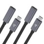 Faracent USB Type C Extension Cable 10FT/3M USB 3.1 5GBPS Male To Female Extender Braided Data Cord For Macbook M2 Air Pro M1 Ipad