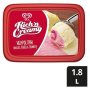 Ola Rich N Creamy Neopolitan Chocolate Vanilla & Strawberry Flavoured Ice Cream Tub 1.8L