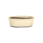 Japanese Shiro Glazed Deep Oval Containers - Medium 185 L X 140 W X 65MM H