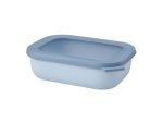 Cirqula Shallow Rectangular Multi Bowl 1L Nordic Blue