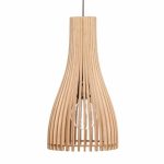 Killer Deals Modern Luxury Scandanavian Birch Wooden Pendant Lamp Shade- Hana - Best Bargains Online