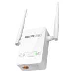 Totolink EX200 300MB 2.4G 1 X LAN 2 X Antenna Plug Mounted Range Extender