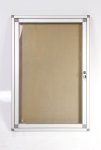 Hinged Pinning Display Case 900 600MM - Beige