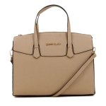 Pierre Cardin Vivian Structured Satchel - Beige